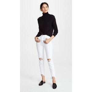 $275 L'AGENCE High Line High Rise Skinny Jeans White Size 26